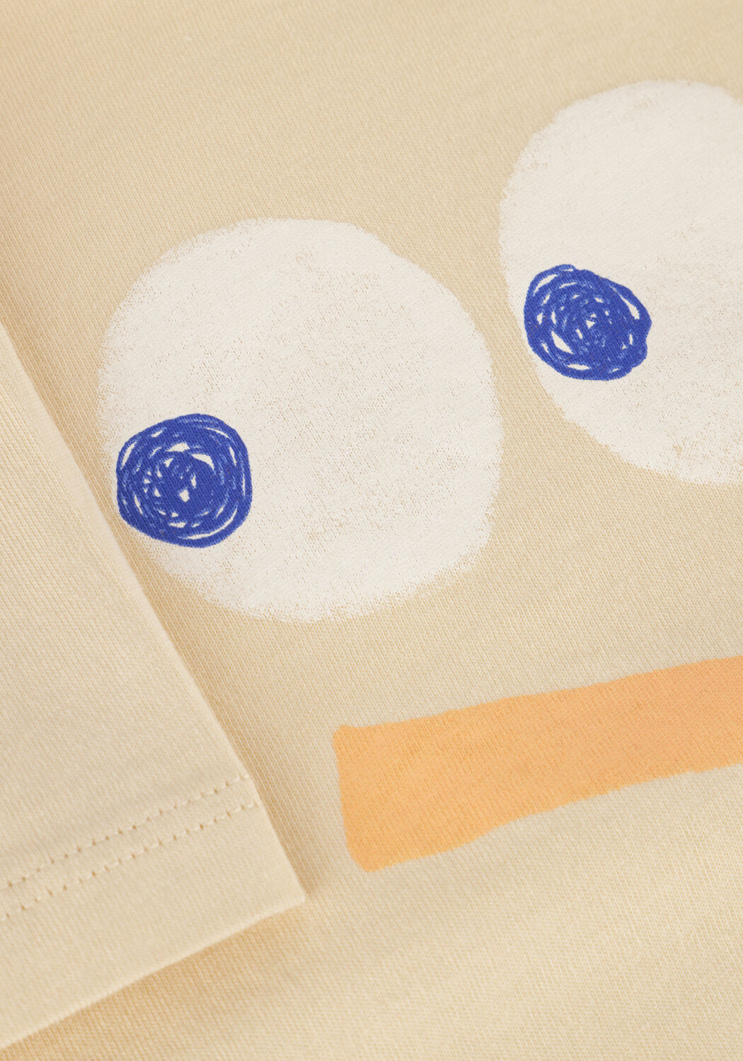 Sproet & Sprout T-shirt T-SHIRT SMILEY en beige - large