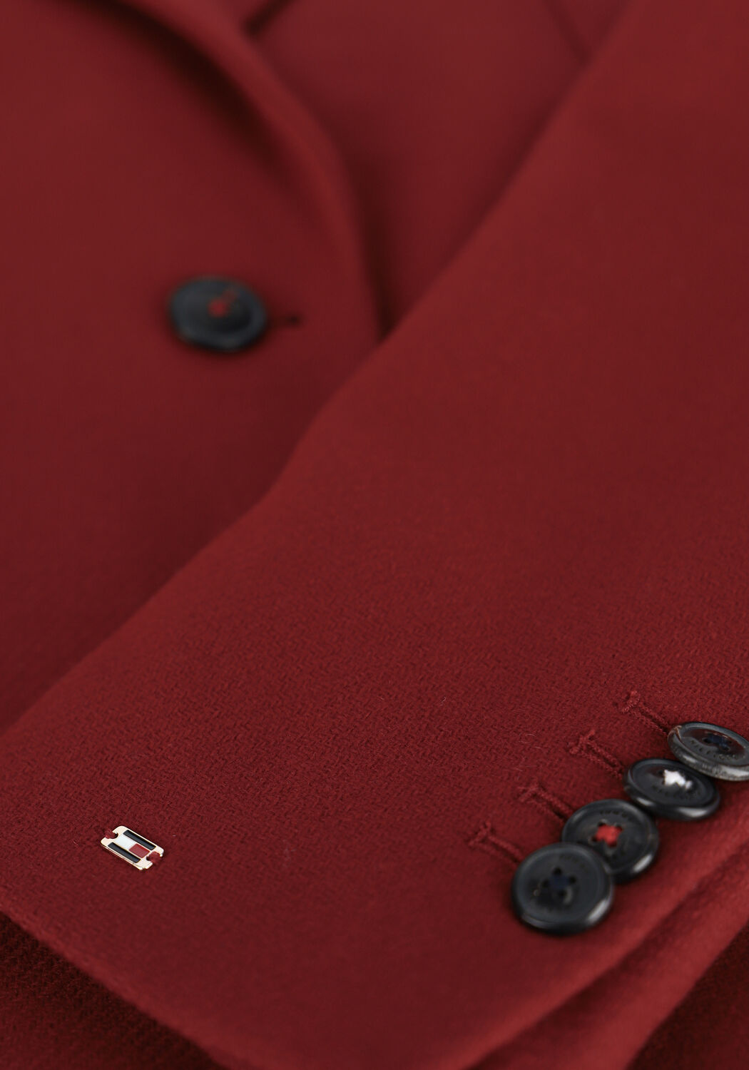 TOMMY HILFIGER Manteau TH ESS WOOL BLEND CLASSIC COAT en rouge - large