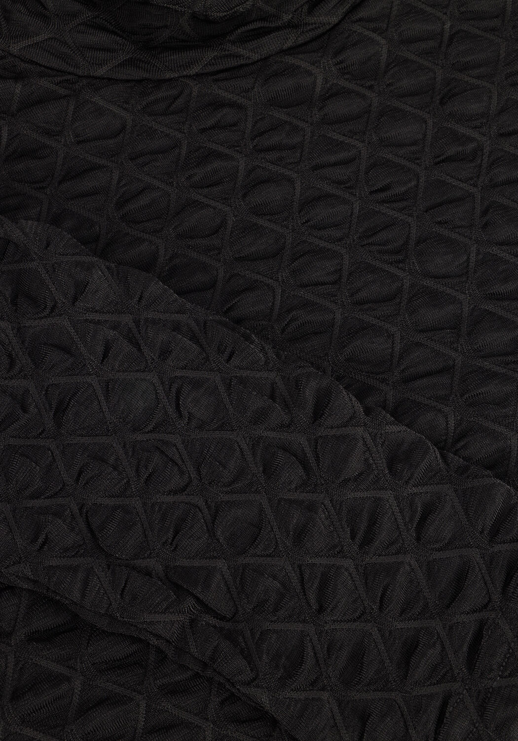 Zwarte SELECTED WOMEN Coltrui SLFTIMMI LS HIGH NECK STRUCTURE TOP - large