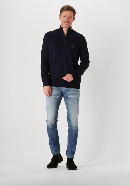 BOSS ORANGE Pull KANOBIX_S Bleu foncé - large