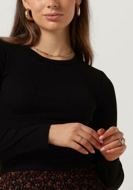MODSTRÖM IGORMD LS CROP TOP Hauts & T-shirts en noir - large