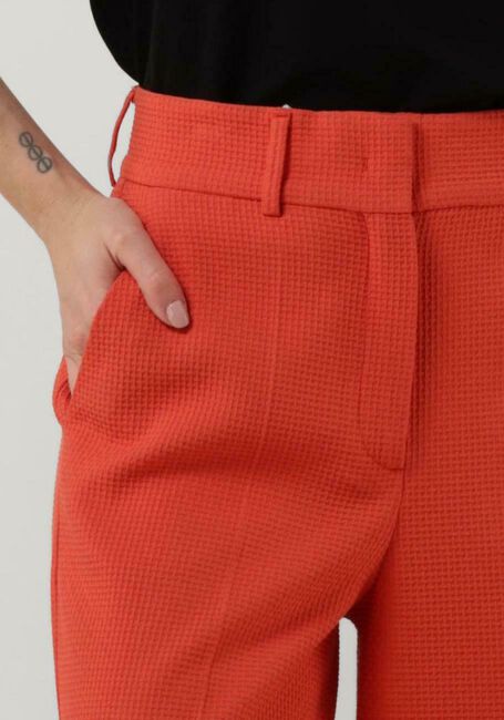 VANILIA Pantalon WAFEL WIDE LEG en orange - large