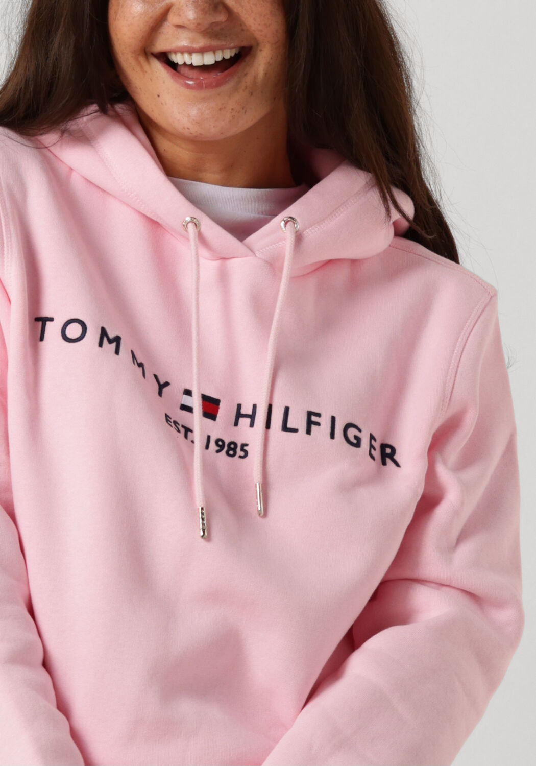 Pull tommy hilfiger rose hot sale