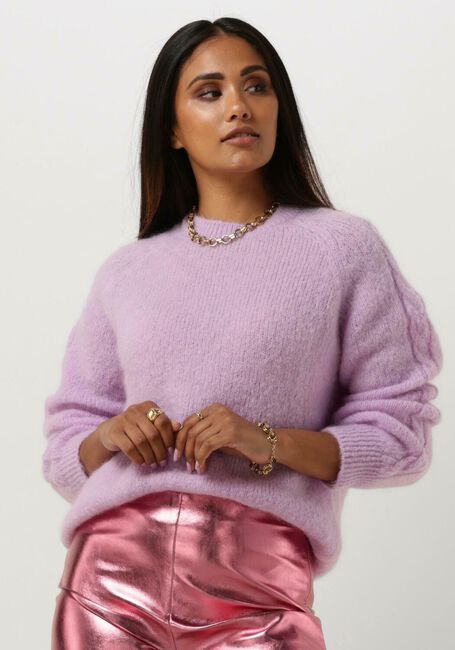 SECOND FEMALE Pull MILLIAN KNIT O-NECK Lilas - large