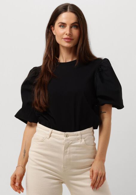 NOTRE-V T-shirt NV-DOLF PUFF SLEEVE TOP en noir - large