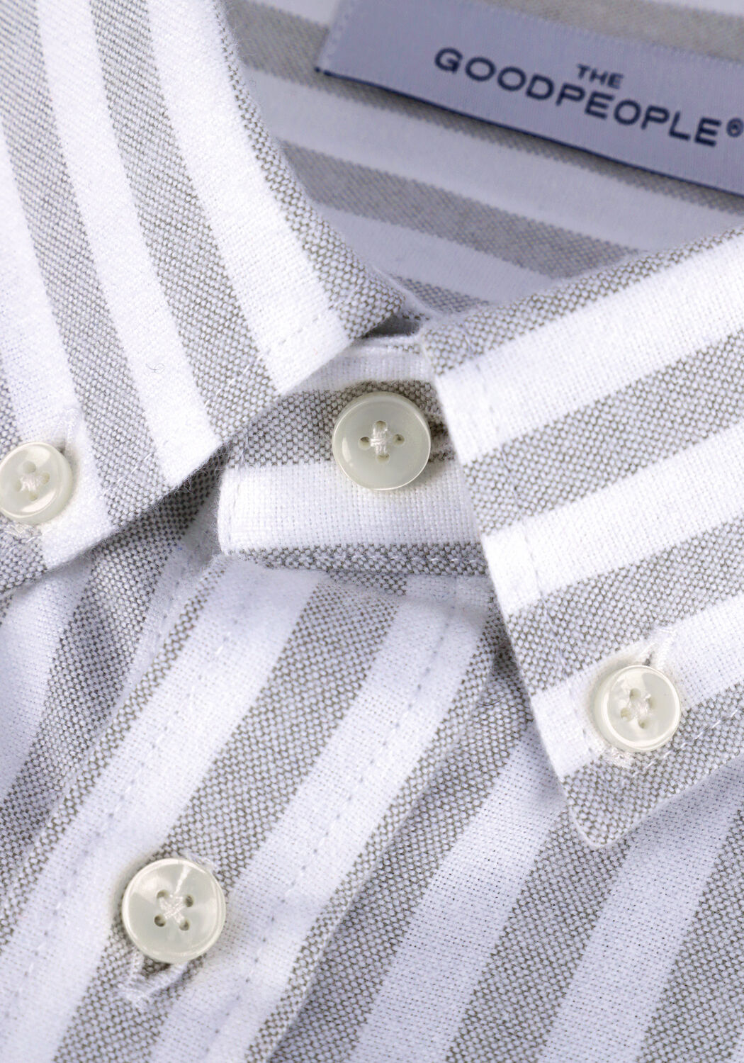 Witte THE GOODPEOPLE Casual overhemd SEINFIELD - large