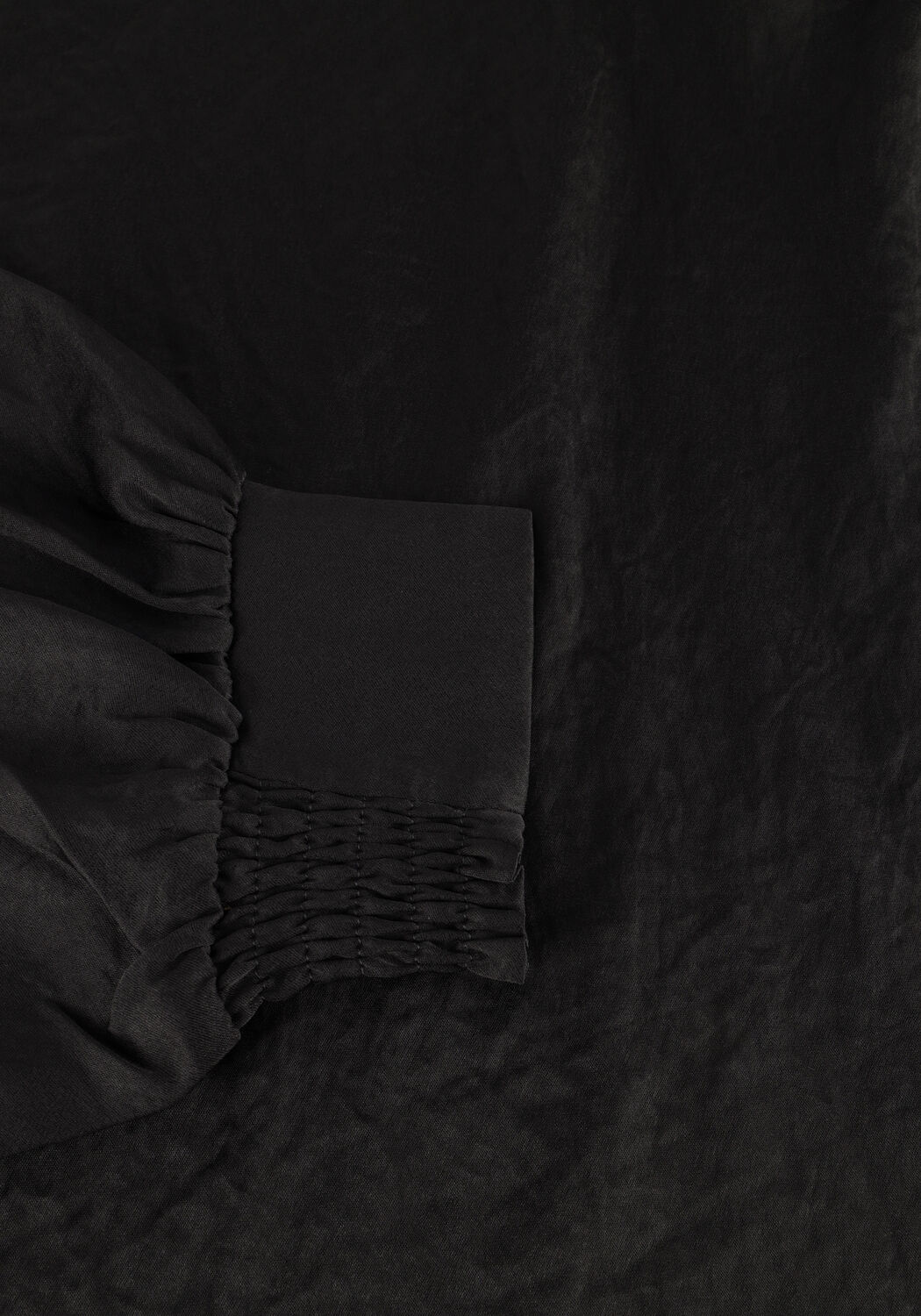 SUMMUM Haut TOP LONG SLEEVES SILKY TOUCH en noir - large