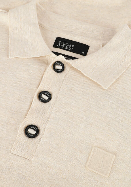 Beige BUTCHER OF BLUE Polo LT CLIFDEN POLO L/S Beige BUTCHER OF BLUE Polo LT CLIFDEN POLO L/S - large