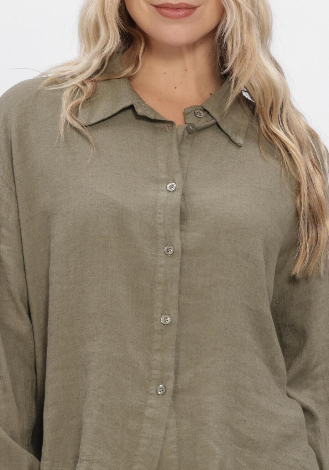 SIMPLE BLOUSE Blouses en vert - large