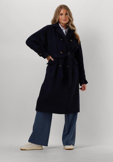 ANOTHER LABEL Manteau MAUD COAT Bleu foncé - large
