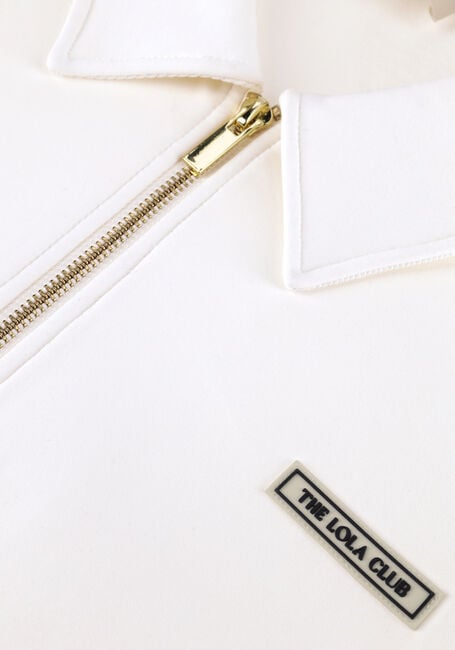 THE LOLA CLUB Gilet MILLIE ZIP THROUGH Blanc - large
