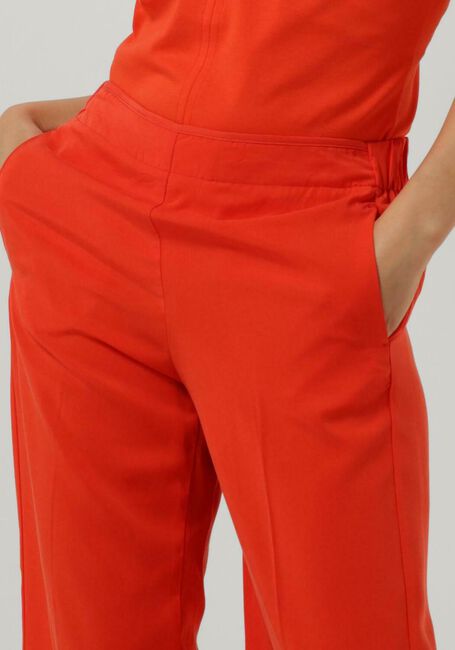 SUMMUM Pantalon large TROUSERS TENCEL en orange - large