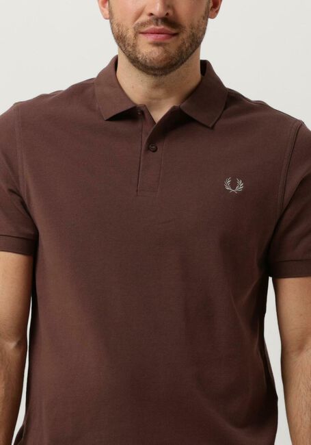 Rode FRED PERRY Polo THE PLAIN FRED PERRY SHIRT - large