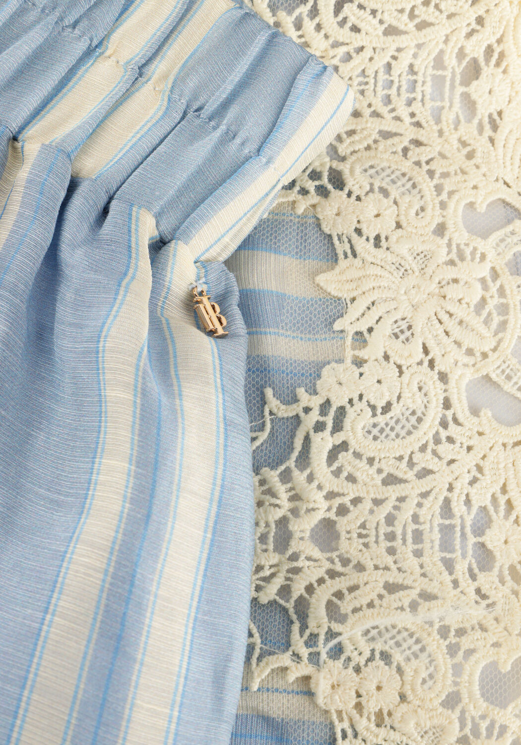 Blauwe IBANA Broeken/jumpsuits SIVINA - large