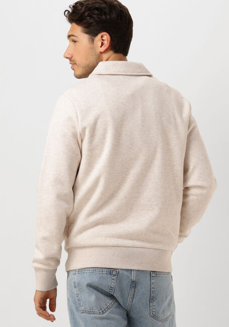 FRED PERRY Pull HALFZIP FLEECE BACK SWEATSHIRT Blanc - large