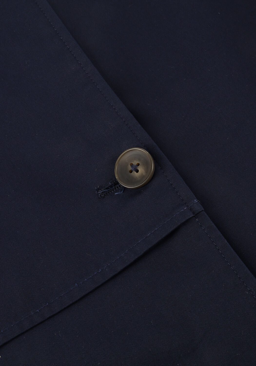 Donkerblauwe WITHBLACK Jack WBLOPHELIA SHORT TRENCHCOAT - large