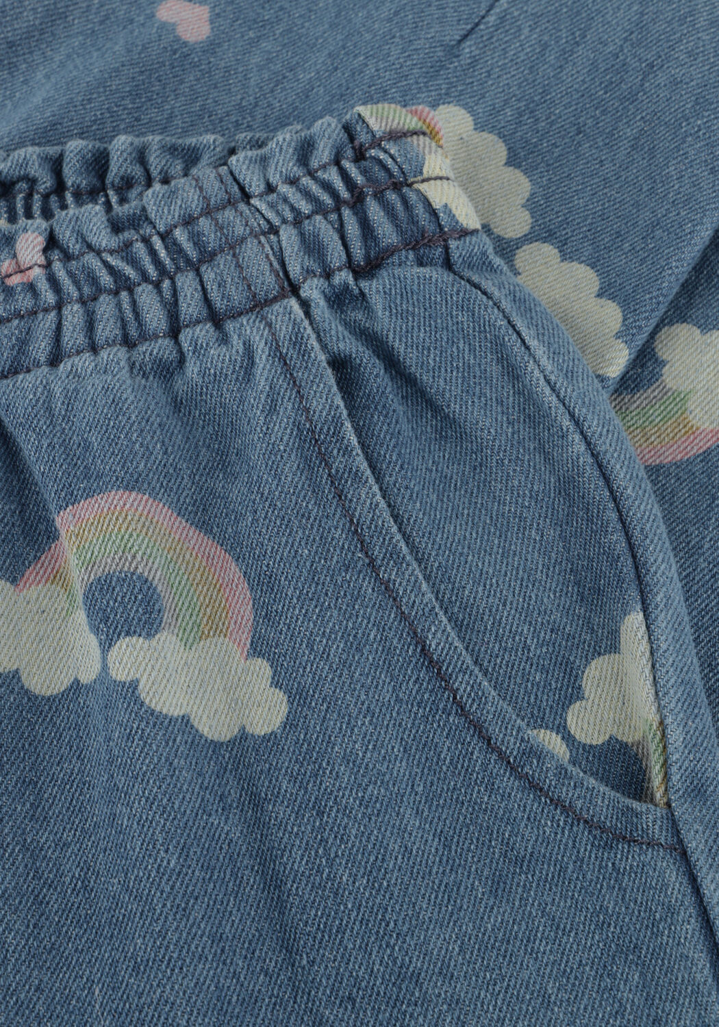 KONGES SLOJD Slim fit jeans MAGOT FRILL PANTS GOTS en bleu - large