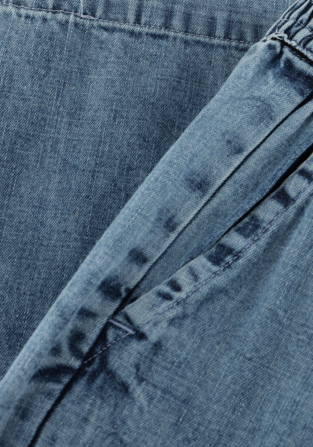 Blauwe TUMBLE 'N DRY Wijde broek MORA - large