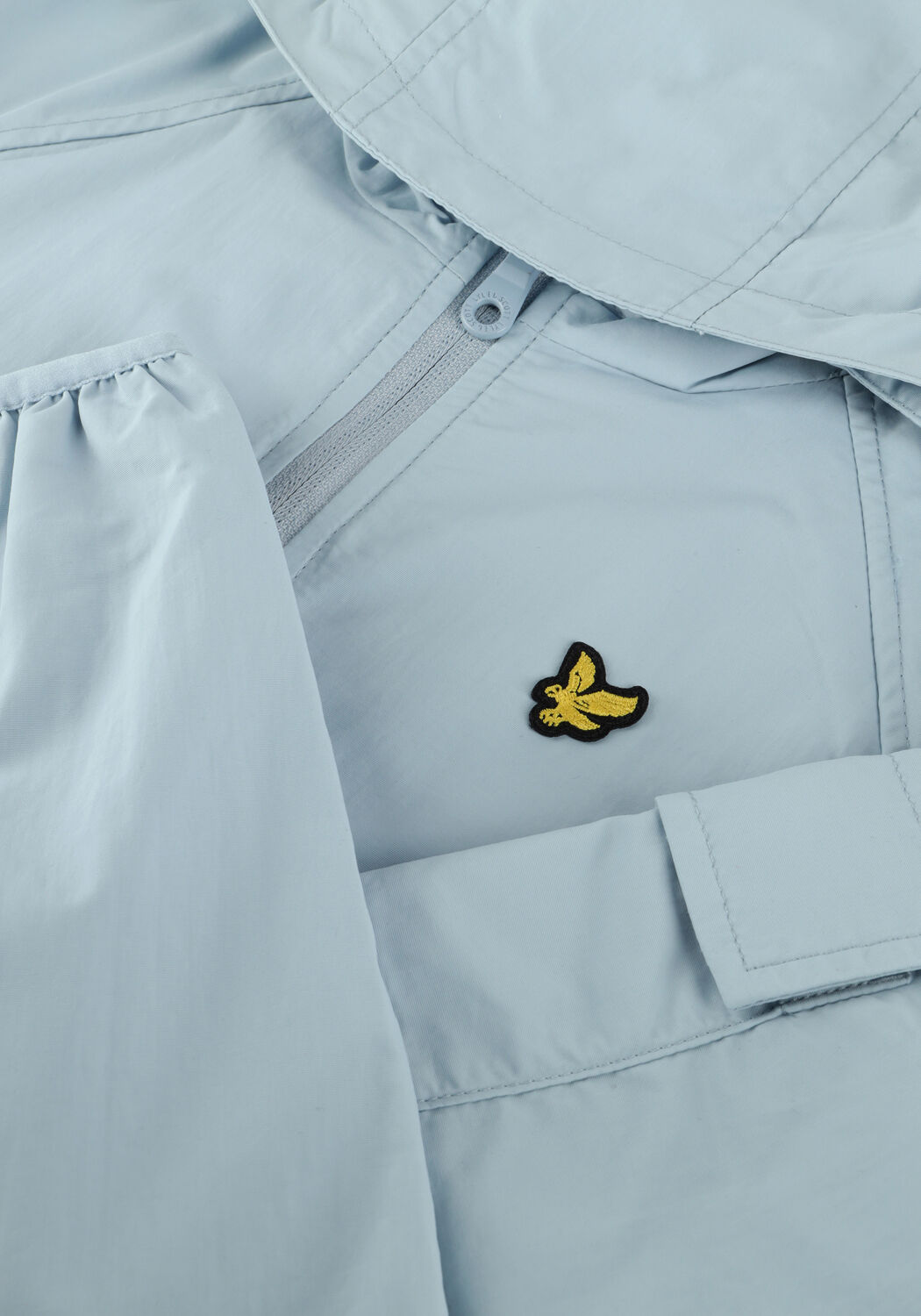 Lichtblauwe LYLE & SCOTT Jack HOODED WINDBREAKER JACKET - large