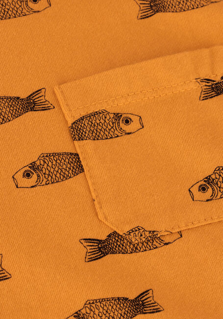 LÖTIEKIDS T-shirt TSHIRT SHORT SLEEVE FISHES en jaune - large