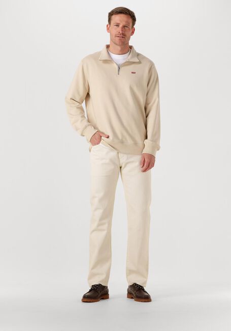 Beige LEVI'S Trui ORIGINAL HM 1/4 ZIP - large