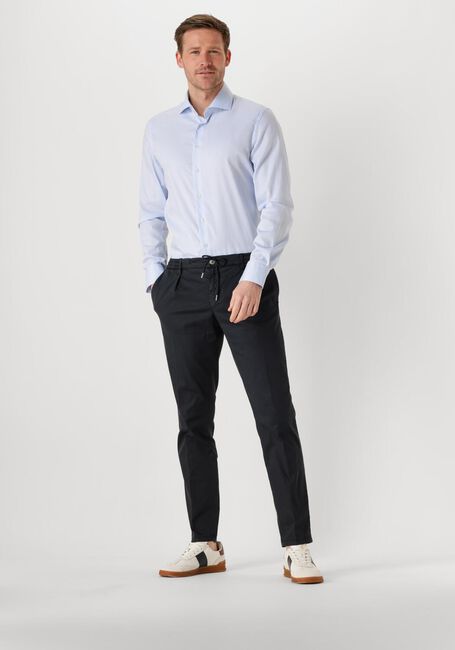 Lichtblauwe PROFUOMO Klassiek overhemd FINE TWILL - SLIM FIT - NON IRON - large