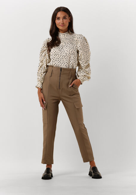 CO'COUTURE DOT DRAPE SLEEVE BLOUSE Blouses Écru - large