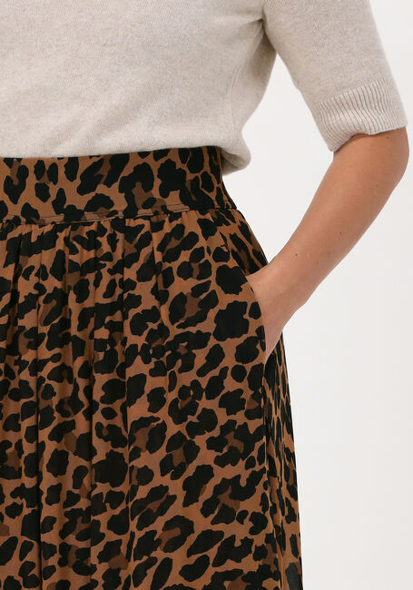 VANILIA Jupe maxi LEO MESH SKIRT en camel - large