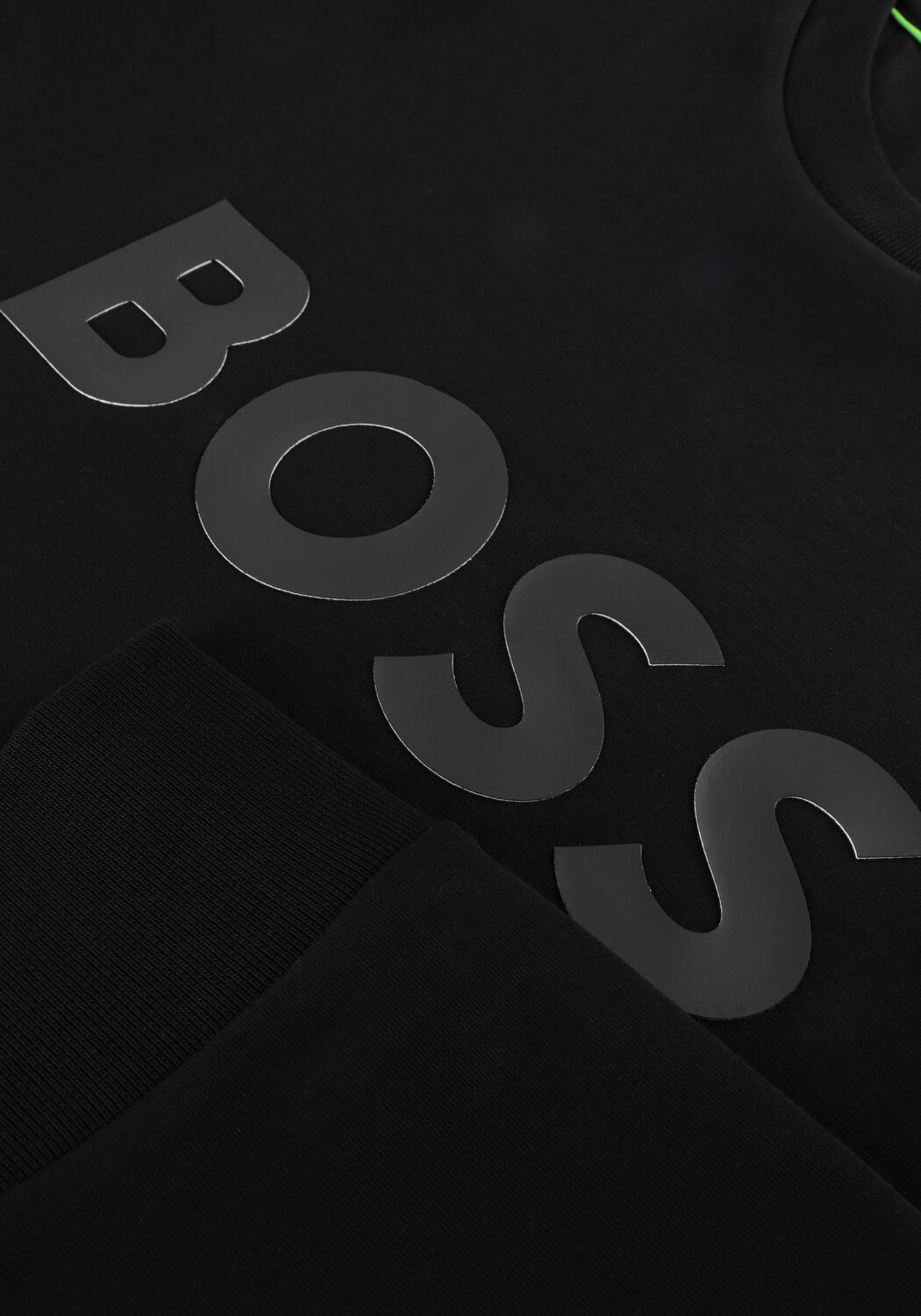 BOSS GREEN Pull SALBO en noir - large