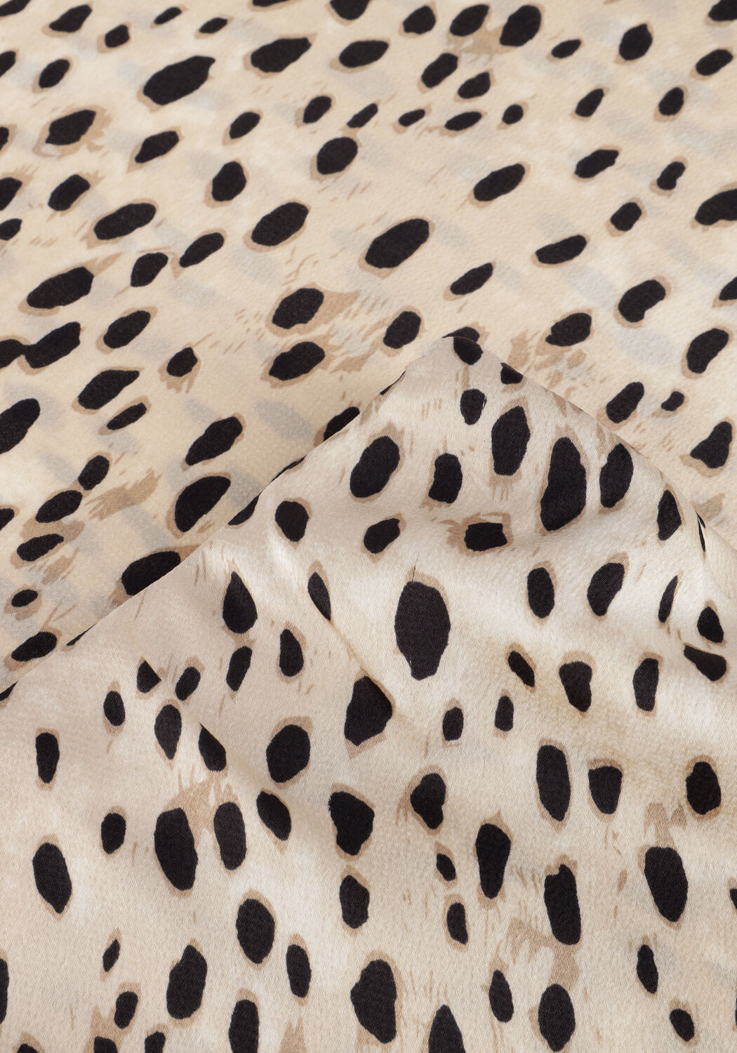 NEO NOIR Jupe midi BOVARY DESERT DOT SKIRT Blanc - large