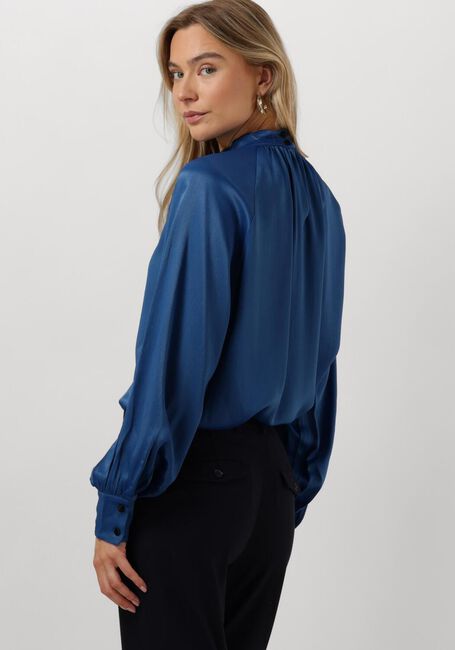 Blauwe MOS MOSH  SILJA GLOSSI BLOUSE - large
