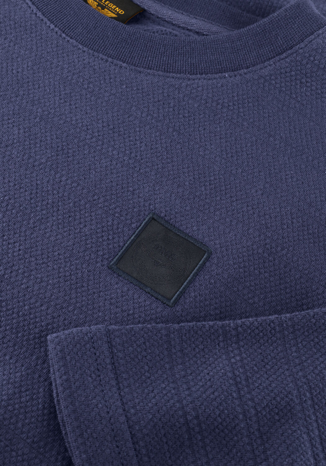 PME LEGEND T-shirt JACQUARD STRIPED Bleu fonc&eacute; - large