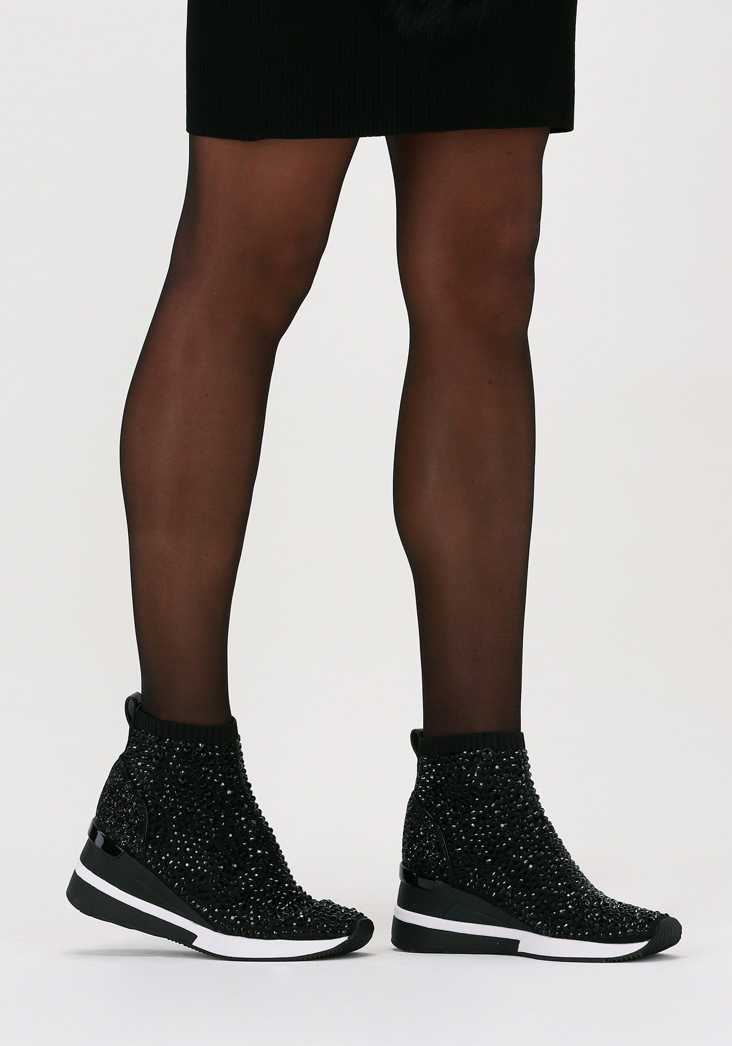 Zwarte MICHAEL KORS Hoge sneaker SKYLER BOOTIE | Omoda