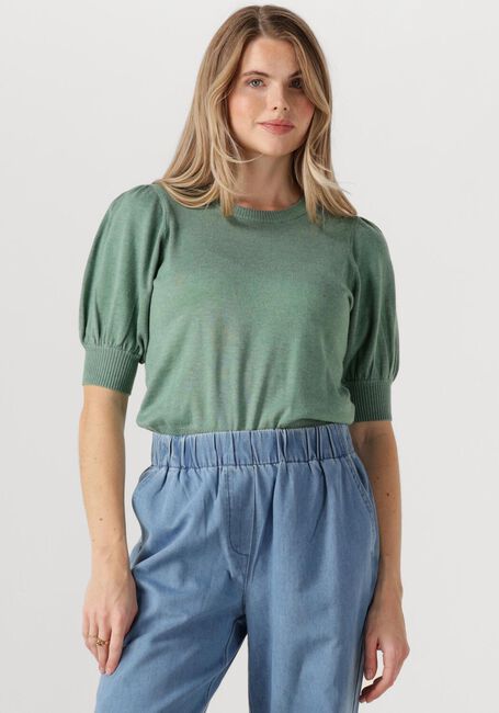 Groene MINUS Trui LIVA KNIT TEE - large