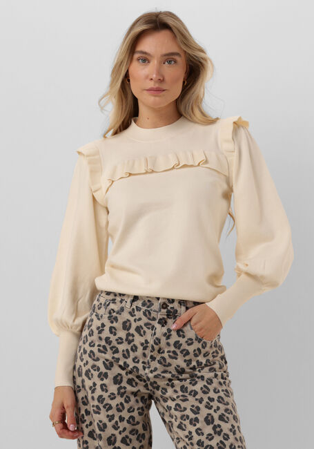Y.A.S. Pull YASJUM LS KNIT PULLOVER en beige - large