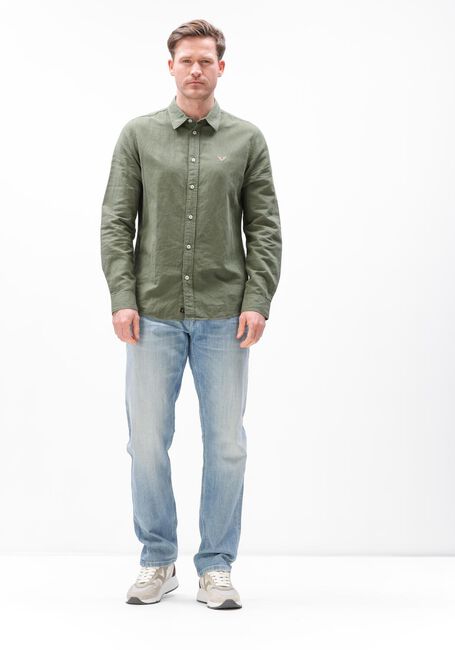 PME LEGEND Chemise d&eacute;contract&eacute; SKYNIGHT CTN LINEN OWEN GD en vert - large