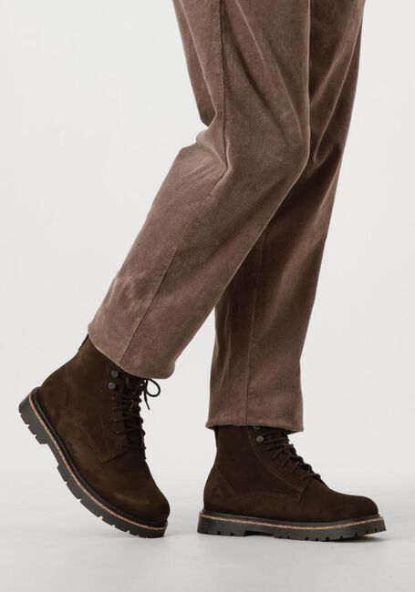 BIRKENSTOCK Bottines à lacets HIGHWOOD LACE MID M en marron - large