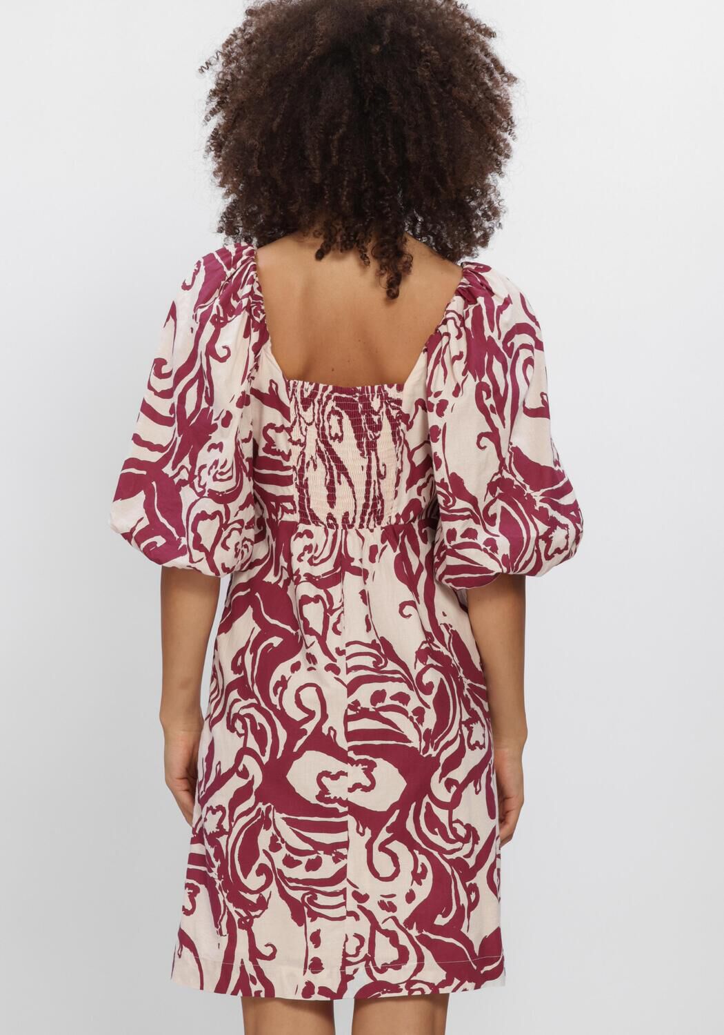 Y.A.S. YASFLEUR 2/4 DRESS S. Robes en rouge - large