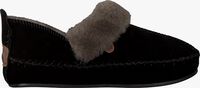 Zwarte WARMBAT Pantoffels POLARFOX WOMEN SUEDE - medium