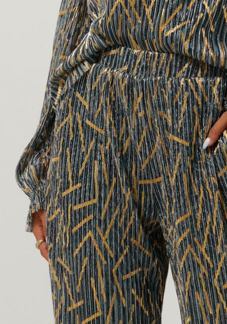 Blauwe STUDIO AMAYA Wijde broek QUEEN - large
