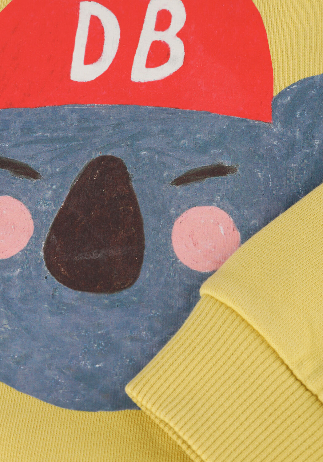 DAILY BRAT Chandail KODA KOALA SWEATER en jaune - large