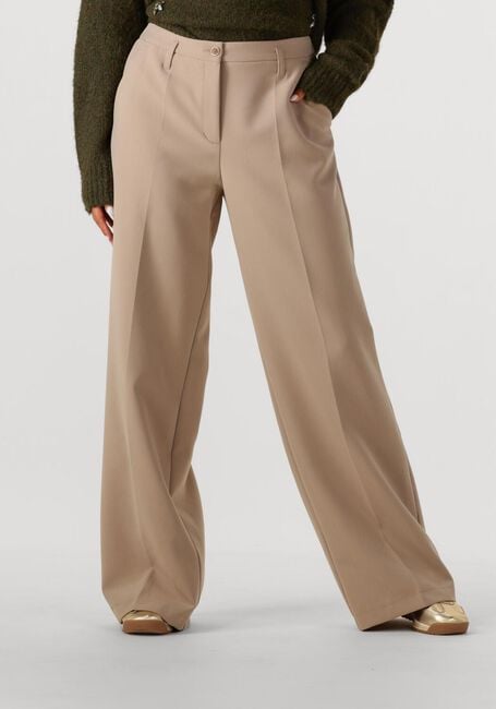 SUMMUM Pantalon TROUSERS FOAM UNI en beige - large