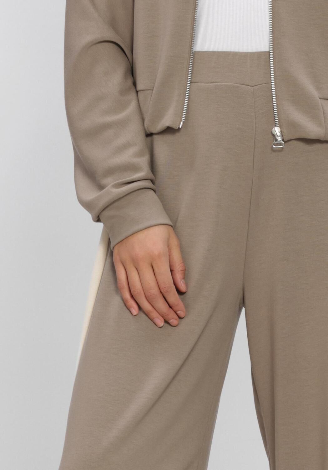 Taupe PENN & INK Wijde broek W26T1307 - large