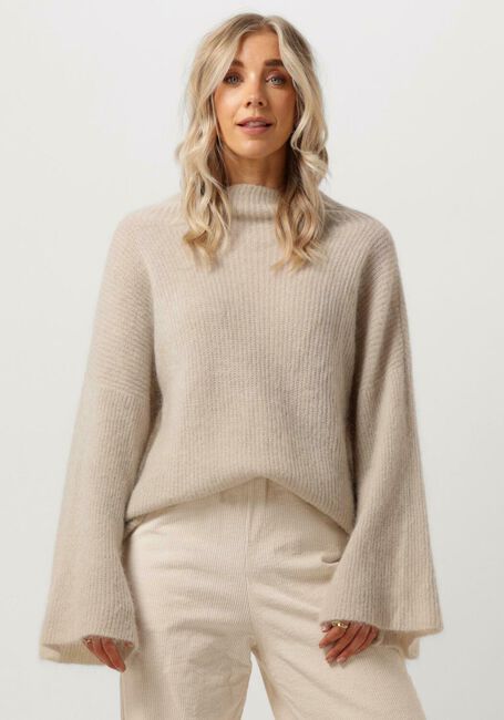 Beige AMERICAN DREAMS Trui FELICIA OVERSIZED KNIT - large