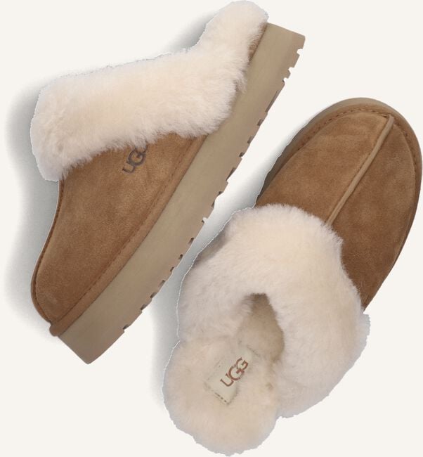 Cognac UGG Pantoffels W DISQUETTE Cognac UGG Pantoffels W DISQUETTE - large