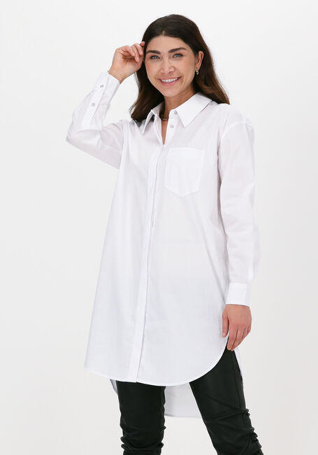Witte CO'COUTURE Blouse HANNAH MIDI SHIRT - large