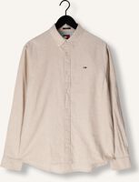 TOMMY JEANS Chemise décontracté TJM REG LINEN BLEND LS SHIRT EXT en beige TOMMY JEANS Chemise décontracté TJM REG LINEN BLEND LS SHIRT EXT en beige - medium