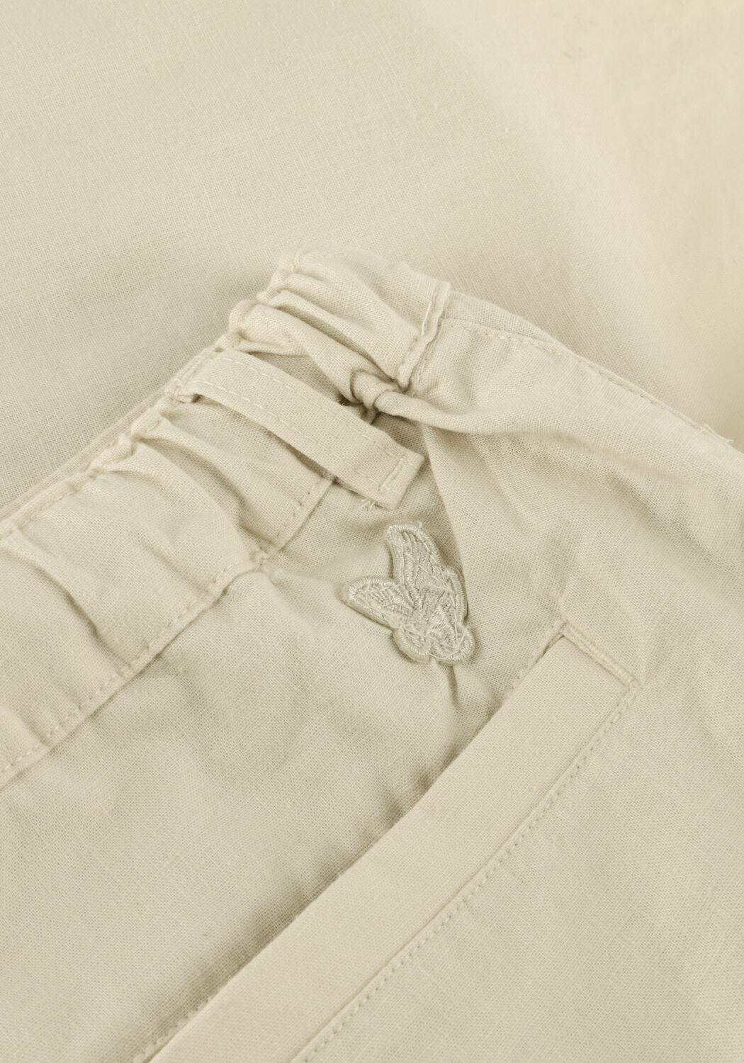 Ecru LYLE & SCOTT Korte broek LINEN BLEND SHORT - large