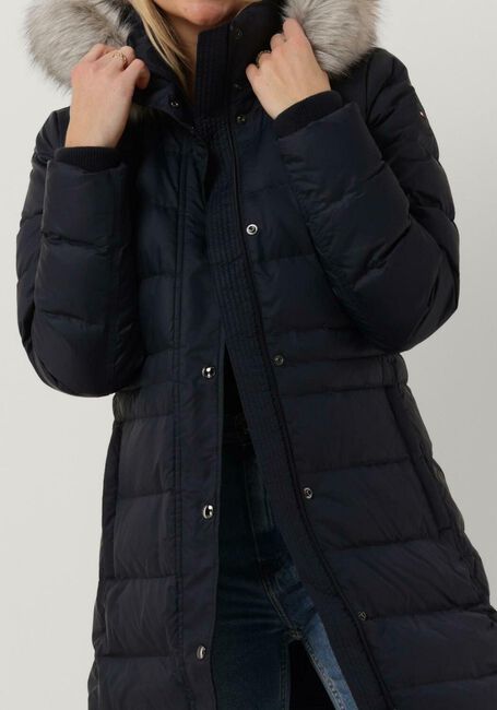 TOMMY HILFIGER Veste matelassé TYRA DOWN COAT WITH FUR Bleu foncé - large