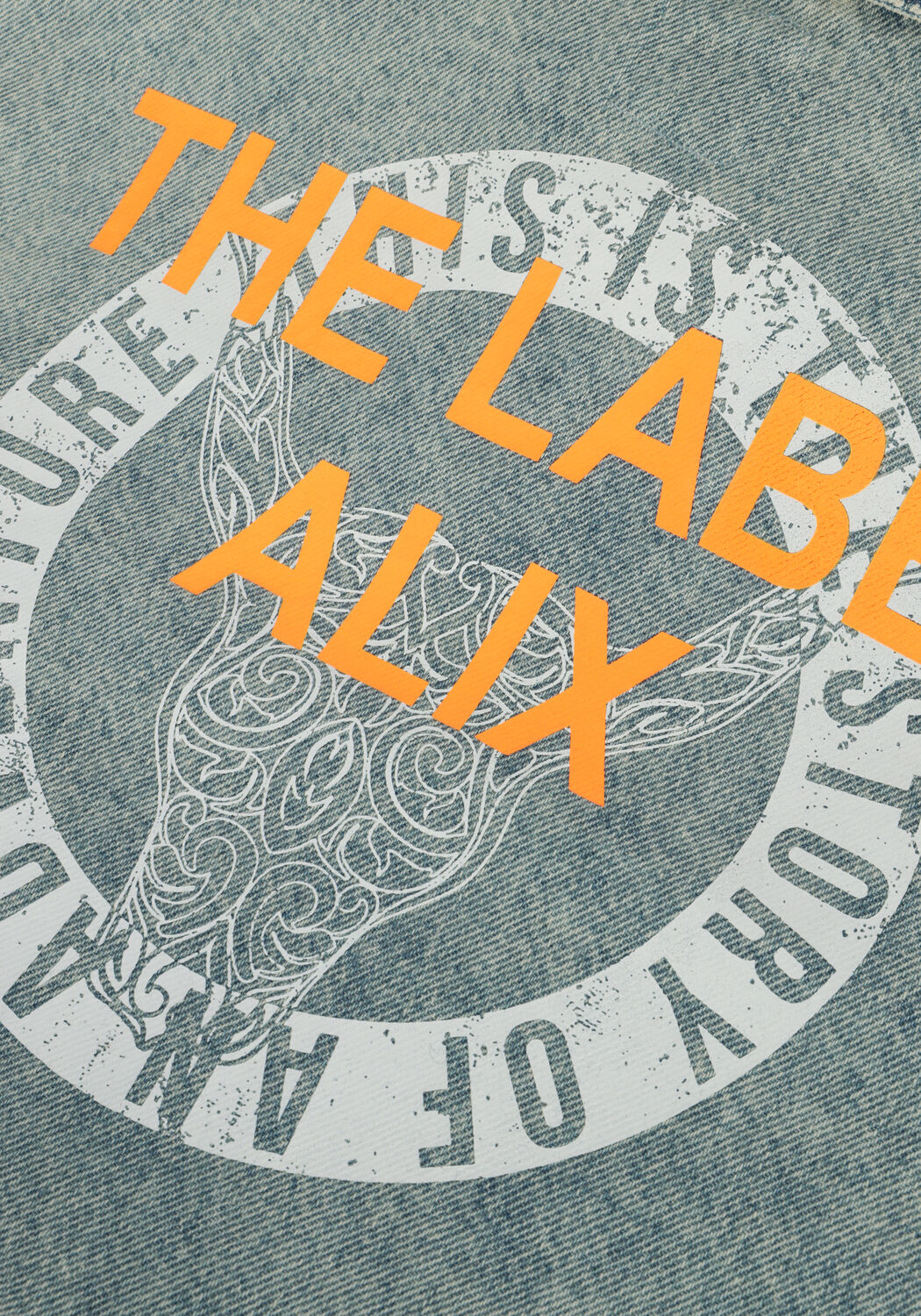 ALIX MINI Veste en jean DENIM JACKET Bleu clair - large